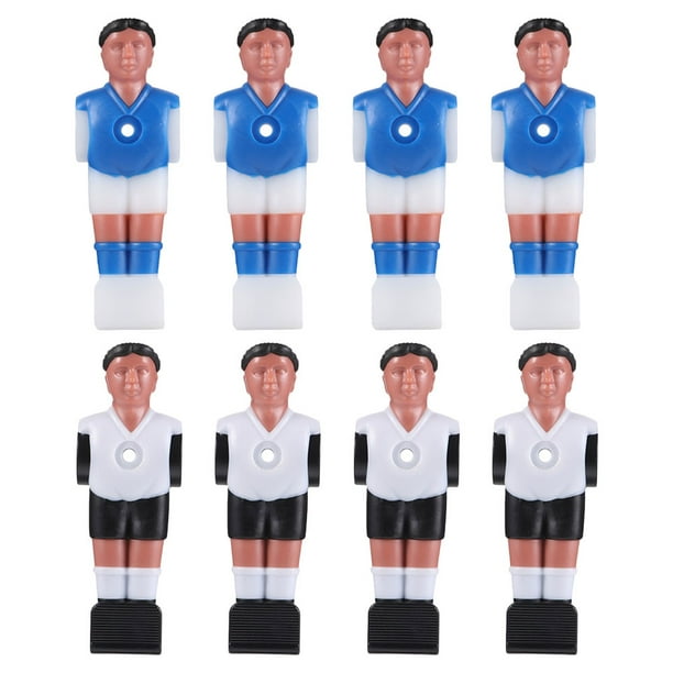 KAKOWELY 8 figuras de jugadores de futbolín, figuras de repuesto para futbolín, figuras de futbolín, figuras de jugadores de fútbol de mesa, piezas de repuesto para futbolín