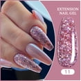 thumbnail image 2 of LILYCUTE Juego de manicura de gel de extensión de uñas Lámpara LED UV de 6W con solución de deslizamiento Soak Off Cepillo de uñas francés Kit de herramientas de arte de uñas zhangmengya LED, 2 of 2