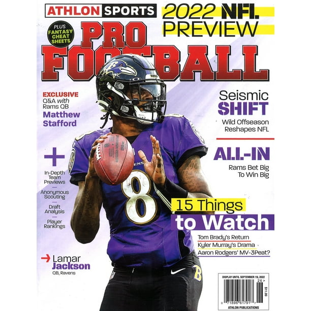 ATHLON SPORTS PRO FOOTBALL 2022 (COVERS VARY)