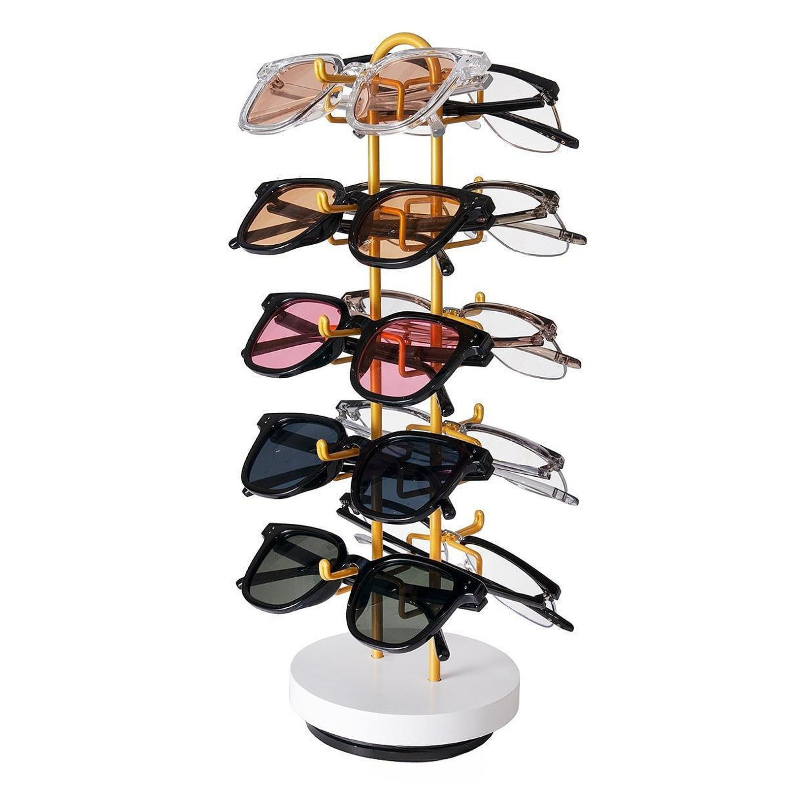 Stgfyxgs 5 Tier Sunglasses Organizer Jewelry Eyewear Display Sunglasses Holder Stand Home Decor Office Gifts for Women Sunglasses