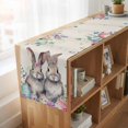 thumbnail image 6 of Table Runners 70 Inches Long Dress Scarves, Bunny Easter Farmhouse Coffee/Dining/Kitchen Table Decor, Holiday Table Runner, Eucalyptus Leaves Spring Floral Eggs Rustic 13x70 Inch, 6 of 9