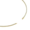 thumbnail image 6 of CLEOPIA 925 Sterling Silver Tennis Necklace for Women – Round Cut Cubic Zirconia Diamond Simulant – 14K Gold Plated – Classic Rivieria Choker Jewelry Gift for Her, 6 of 6