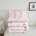thumbnail image 5 of Erosebridal Initial A-Z Comforter Sets King Size, Initial Letter D Comforters & Duvets, Girly Fairly Decor, Reversible 3pcs, 5 of 7