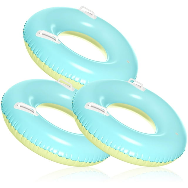 Paquete de 3 Flotadores Inflables para Piscina ShinyRelief para Adultos