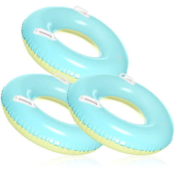 Paquete de 3 Flotadores Inflables para Piscina ShinyRelief para Adultos
