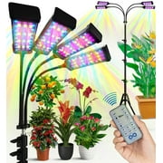 Everlasting Comfort Full Spectrum Programmable LED Grow Light for Indoor Plants, Seed Starting