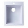 thumbnail image 3 of ALFI brand AB1720DI-W White 17" Drop-In Rectangular Granite Composite Kitchen Prep Sink, 3 of 11