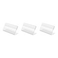 thumbnail image 4 of Decodeary 50x Transparent Business Card Holder Addition To Office Accessories Transparent As Shown 3Set, 4 of 6