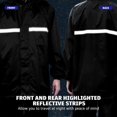 thumbnail image 5 of Raincoat For Women Waterproof Rain Jacket And Trousers Set In Black L 108X76X1CM 1 Set, 5 of 5