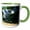 Green/White, variant on 3drose, Old Georgian Abandoned House, 11oz Mug