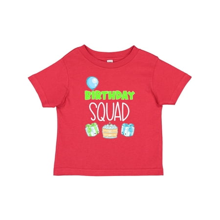 

Inktastic Birthday Squad Balloon Cake and Presents Gift Baby Boy or Baby Girl T-Shirt