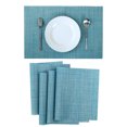thumbnail image 4 of Uxcell Heat Resistant Removable Table Woven Placemats Blue 4Pack, 4 of 6
