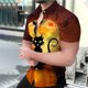 thumbnail image 4 of Tops Para Hombre Casual Cuello en V Manga Corta Festival Estampado Estampado Blusa Camisa Estampada Odeerbi ODB181681, 4 of 7