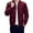 Red, variant on ZTTD Men Winter Warm Jacket Overcoat Outwear Slim Long Sleeve Zipper Tops Blouse