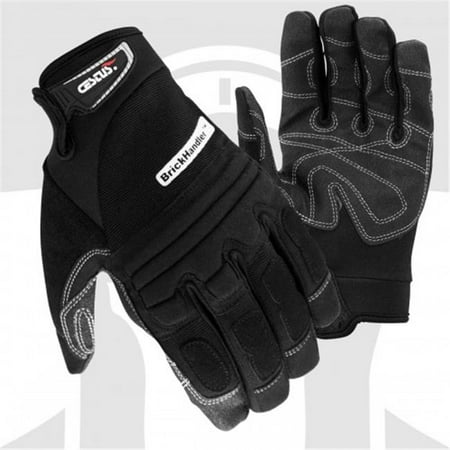 Cestus 4011 2XL Handler Series Brick Handler Work One Pair Glove, Black - 2 Extra Large