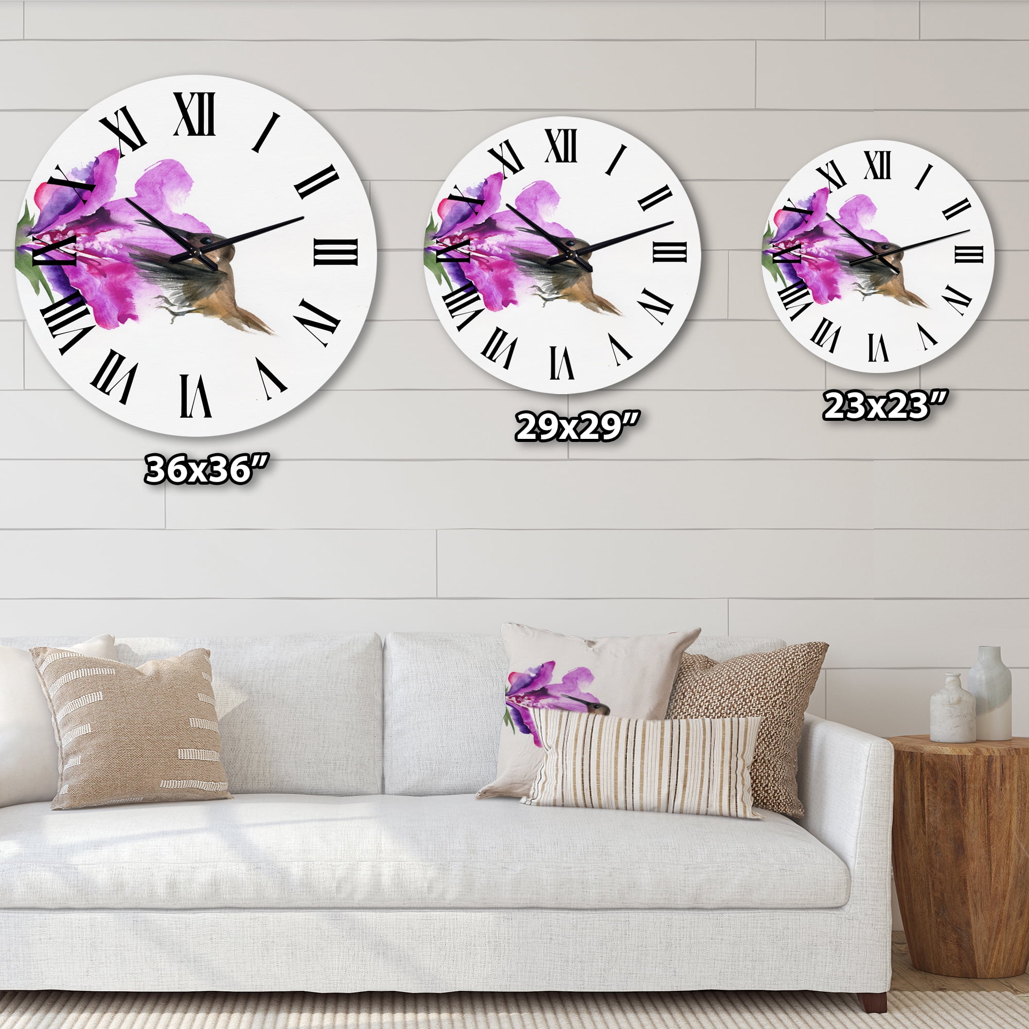 Designart 1 in Traditional Wall Clock