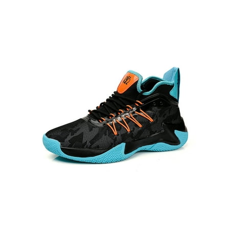 

Gomelly Mens Sneakers Durable Basketball Shoes Sport Running Sneaker Slip Resistant Shoe Training Workout Black Style A 6.5