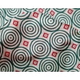 thumbnail image 4 of oneOone Silk Tabby Fabric Diamond & Circle Block Fabric Prints By Yard 42 Inch Wide, 4 of 4