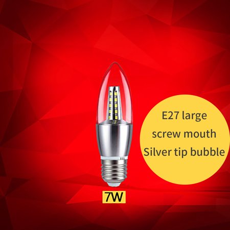 

led candle bulb chandelier led light source e14 small screw bulb E27 big mouth bubble pull tail