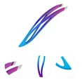 thumbnail image 3 of Unique Bargains 1 Pc Reusable Eyebrow Tweezer for Bathroom Travel Hotel Blue Purple Stainless Steel, 3 of 4