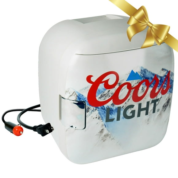 Coors Light 12 Can Portable Cooler/Warmer 12V DC 110V AC 7.9L Gray