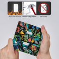 thumbnail image 4 of PAYOHTO Toggle Light Switch Wall Plate Boys Football Grunge Urban Pattern Double Switch Cover Standard Size 2-Gang 4.50" x 4.5" Unbreakable Polycarbonate Thermoplastic, 4 of 6