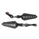 thumbnail image 1 of Luz indicadora de motocicleta, 1 par DC12V Luz intermitente de motocicleta Luz indicadora LED de motocicleta Rendimiento finamente ajustado, 1 of 9