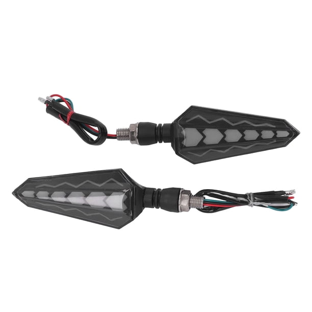 Luz indicadora de motocicleta, 1 par DC12V Luz intermitente de motocicleta Luz indicadora LED de motocicleta Rendimiento finamente ajustado