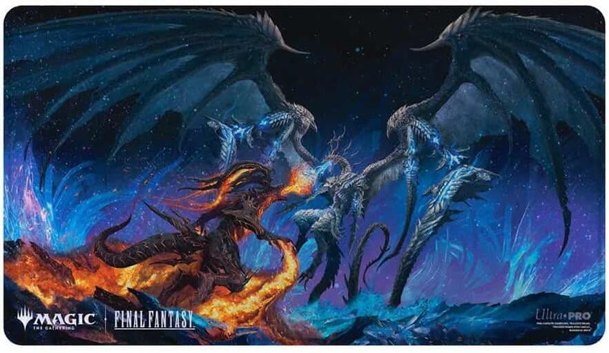ウルトラプロMTG HoloFoilプレイマット イフリートvsバハムート Ultra Pro Final Fantasy x Universes Beyond Ifrit vs Bahamut