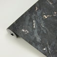thumbnail image 3 of Brewster Titania Black Marble Texture Unpasted Non Woven Wallpaper, 27.5-in by 33-ft, 75.6 sq. ft., 3 of 5