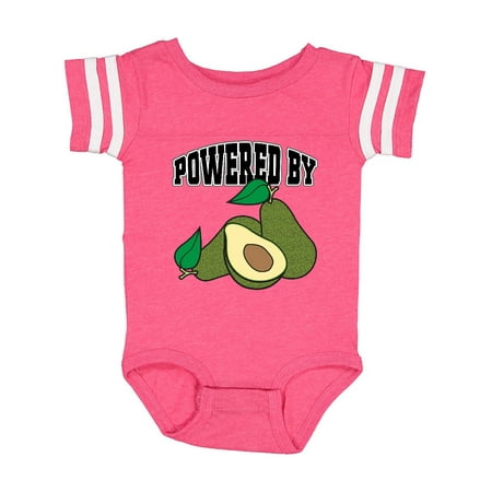 

Inktastic Avocado Powered by Avocados Gift Baby Boy or Baby Girl Bodysuit