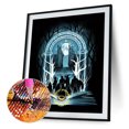 thumbnail image 1 of Cuadros Decorativos 5D DIY diamante dibujo Harry Potter silueta Kits completo redondo taladro (sz2097) Ehuebsd embutido en tela, 1 of 1