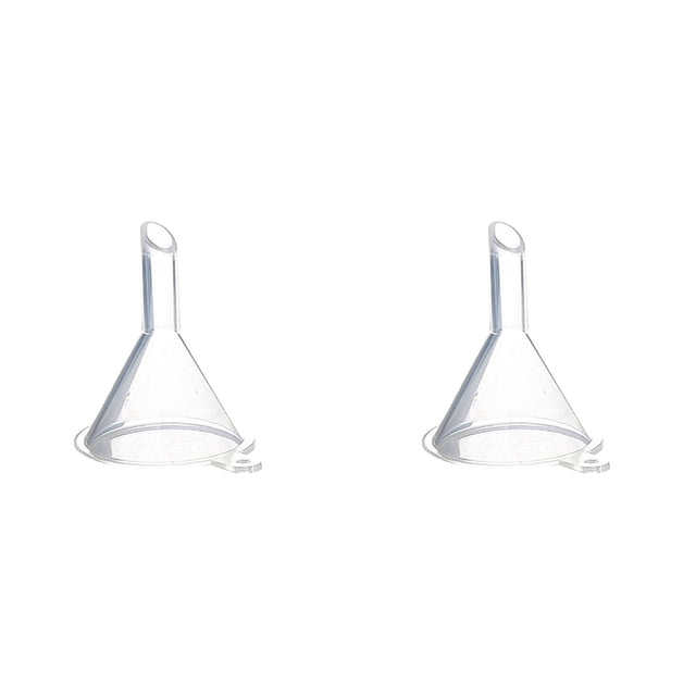 Makeup Tools Mini Clear Tools Funnel for Bottling Cosmetics Small Funnel for Easy Transfer for Powder Liquid Oil Home Laboratory Funnel Bottle 1/2/3/4/6 PCS