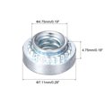 thumbnail image 2 of Unique Bargains Self -Clinching Nuts,#6-32x0.1-Inch Carbon Steel Rivet Nut Round Head Steel Metal Sheet Mounting Fastener 50pcs, 2 of 5