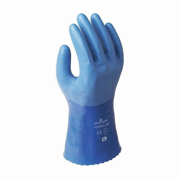 Showa Chemical Resistant Gloves,Blue,S,PR 281S-07.EU