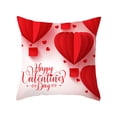 thumbnail image 2 of Harpi Decorative Throw Pillow Covers Clearance Valentine's Day Pillow Covers 18x18 Inch Peach-Skin-Like Cloth Pillowcase Valentine's Day Decor for Sofa Couch, 2 of 5