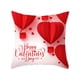thumbnail image 2 of Puntoco Valentine'S Day Pillowcovers 18X18 Inch Peach-Skin-Like Cloth Pillowcase Valentine'S Day Decor for Sofa Couch, 2 of 5