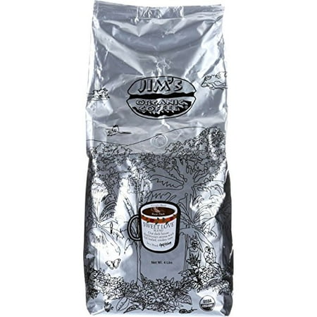 Jim's Organic Coffee, Sweet Love Blend, 5 Pound (Best Way To Lose 5 Pounds In A Month)