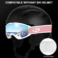 thumbnail image 6 of Findway Ski Goggles Over Glass, 100% UV Protection OTG Snow/Snowboard Goggles for Women, Men & Youth, Adult, 6 of 7