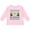 AD-Pink, variant on Inktastic Happy Chrismukkah Sweater Style with Menorah and Trees Boys or Girls Long Sleeve Toddler T-Shirt