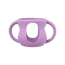 THLKIF Shockproof Silicone Baby Bottle Holder with Easy-Grip Design, Anti-Slip Feeding Accessory for Infants - BPA-Free Drop Protection for Glass Bottles, Pacifiers, Travel & Home Use