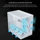 thumbnail image 4 of Funda para ordenador Lian Li O11D MINI V2 Flow White con 5 ventiladores, 4 of 8