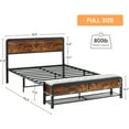 thumbnail image 3 of DSSTYLES Full Bed Frame with Headboard, Platform Bed Frame with Storage Ottoman Bench, Safe Rounded Corners & Strong Metal Slats Support, Mattress Foundation/Noise-Free/No Box Spring Needed, 3 of 9