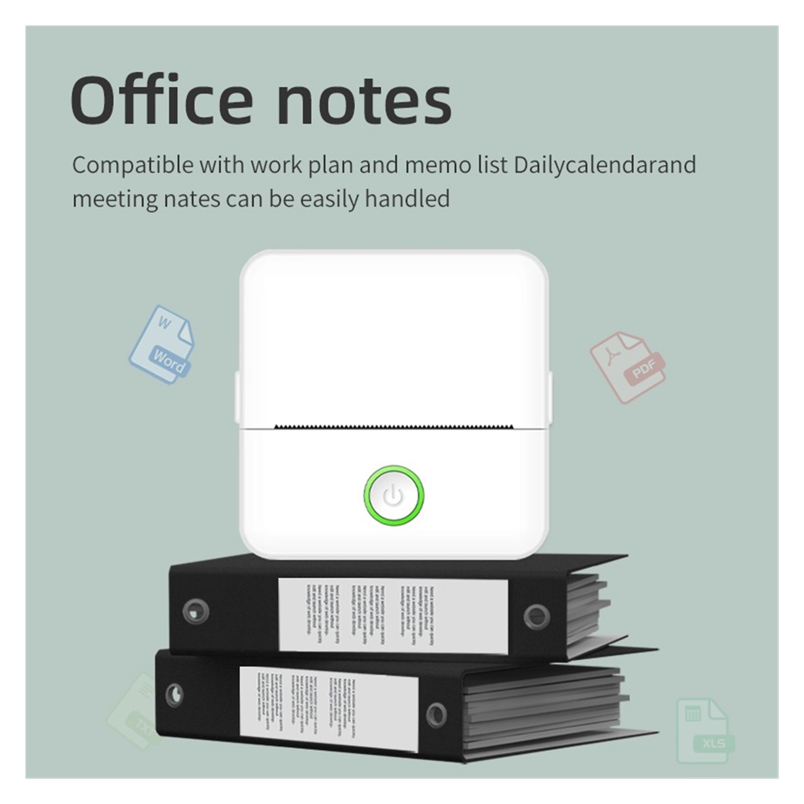 Mini HD Portable Label Thermal Printer Endurance Bluetooth Printer for Student Error Title Note