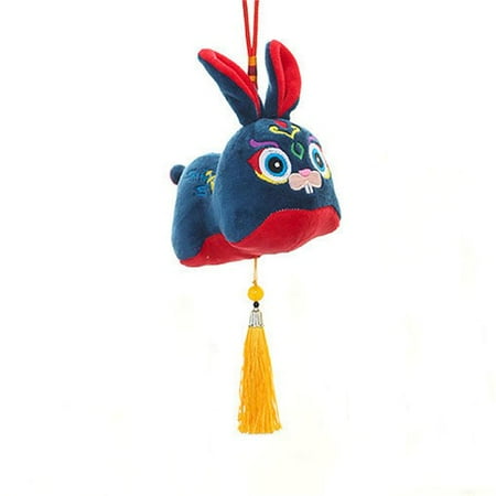 

1 Pack 2023 Chinese New Year Of The Rabbit Cartoon Rabbit Plush Toys Hanging Pendant Home Decoration Gift