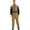 Khaki, variant on TiaoBug Men's Overalls Long Sleeve Front Zip Color Block Racing Driver Jumpsuit for Carnival Themed Parties Black L