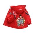 thumbnail image 4 of Abrigos de primavera para bebés y niñas, sudaderas con capucha con cremallera de dibujos animados de Super Mario, chaqueta para niños, sudadera, prendas de vestir exteriores de Pokemon para niños de 1, 4 of 5