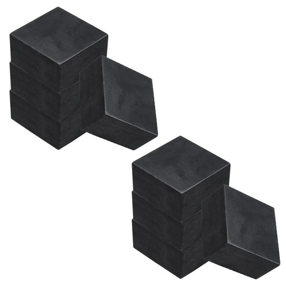 Uxcell 8 Pack Rubber Anti Vibration Pads, 2" x 2" x 1" Square Rubber Shock Absorbing Washer Pads, Non-Skid Protector Mat for Washer Dryer Air Conditioner Compressor