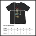 thumbnail image 5 of Tee Hunt Frida Kahlo Sugar Skull Youth T-Shirt Calavera Day of The Dead Kids, 5 of 5