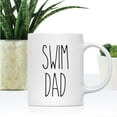 thumbnail image 2 of CTDream Simple Rustic Farmhouse Kitchen Decor 11oz. Ceramic Coffee Tea Mug Gift, Swim Dad, 1-Pack, Includes Gift Box, Minimalist, Birthday Christmas Gift Ideas, 2 of 7